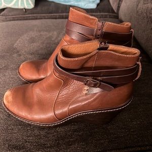 Sofft wedge ankle boots